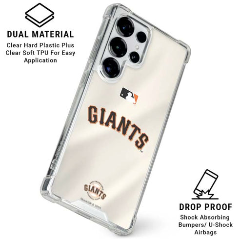 MLB San Francisco Giants Home Jersey Galaxy S25 Ultra Clear Case